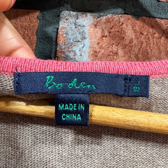 Boden Colorful V-Neck Women's Dress - Picture 9 of 9